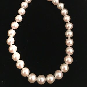 14K Yellow Gold Akoya Pearl Bracelet 7.5"